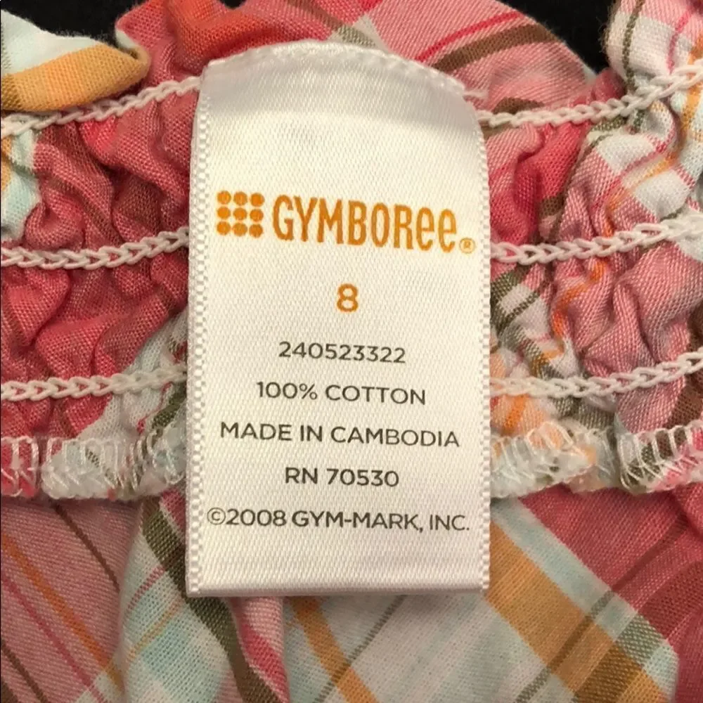 Gymboree Plaid Summer Top